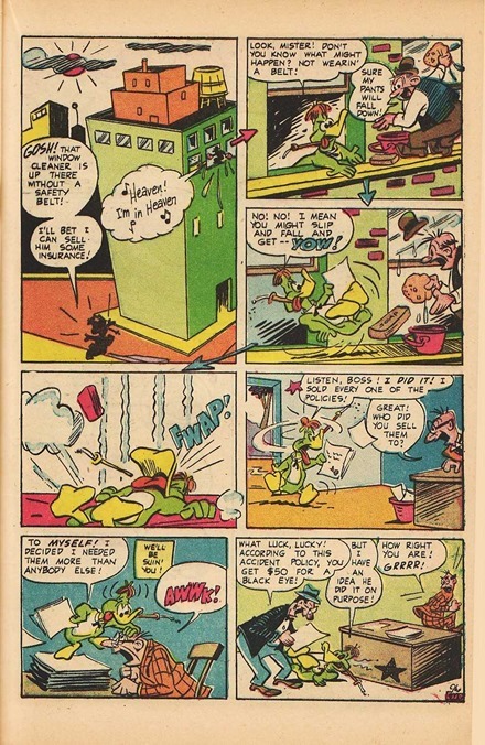 Lucky Duck Irv Spector comic book scans 03