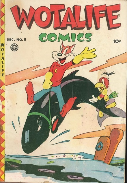 Wotalife comic book cover funny animal